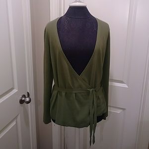 Ann Taylor wrap sweater